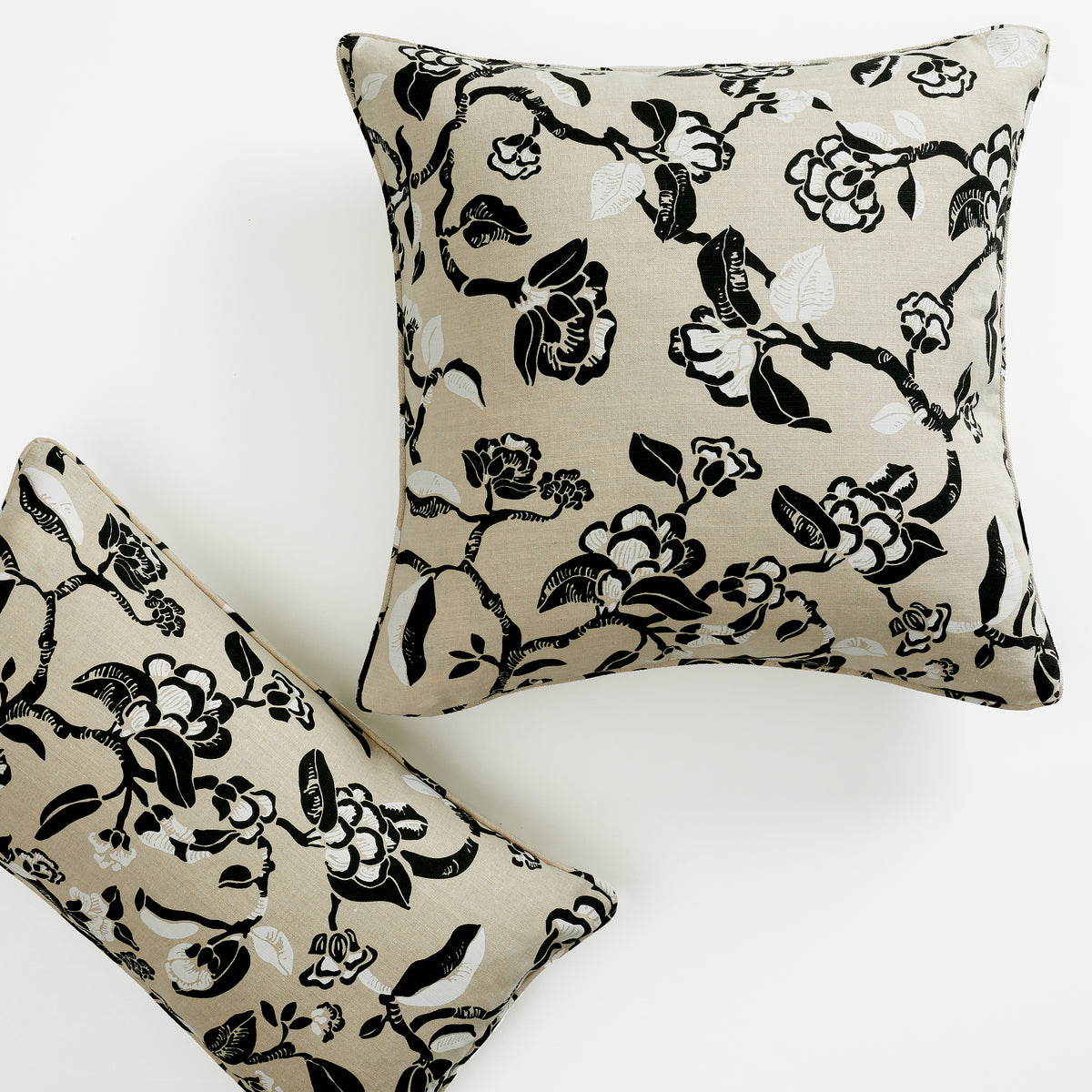 Flowerette Belgian Linen Pillow