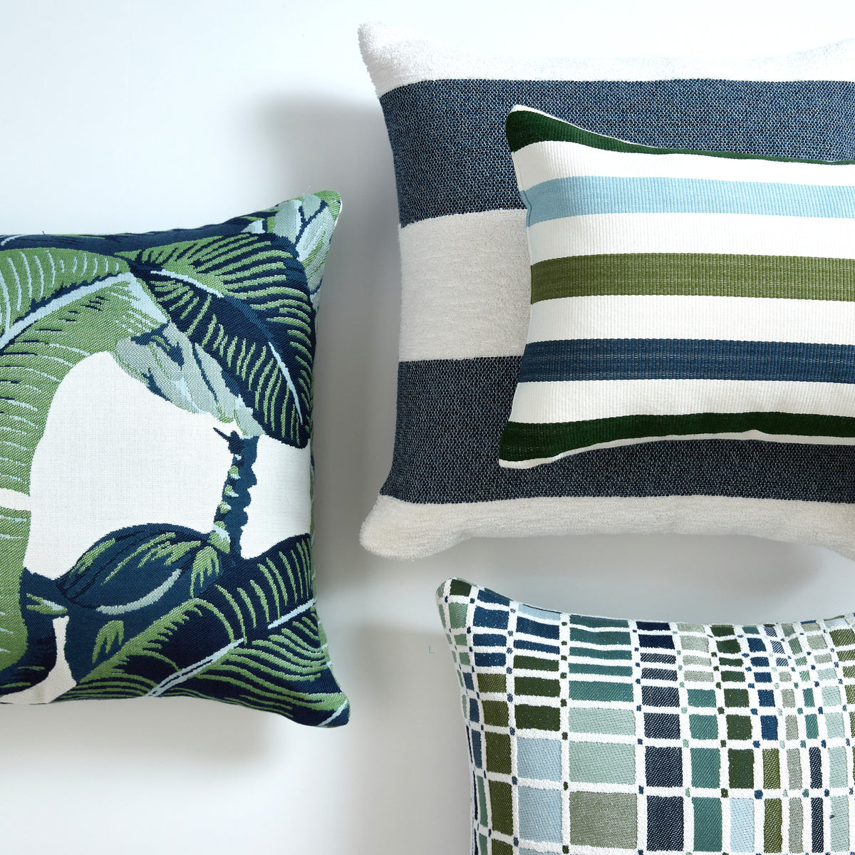 Patio Stripe Sunbrella® Pillow