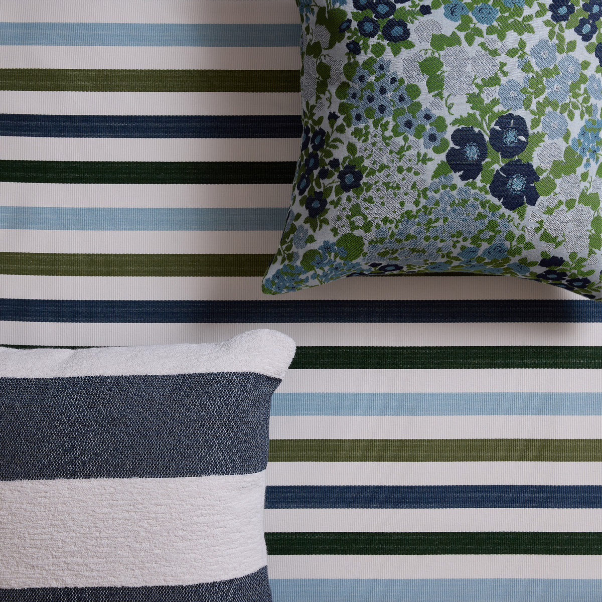 Soleil Stripe Sunbrella® Pillow