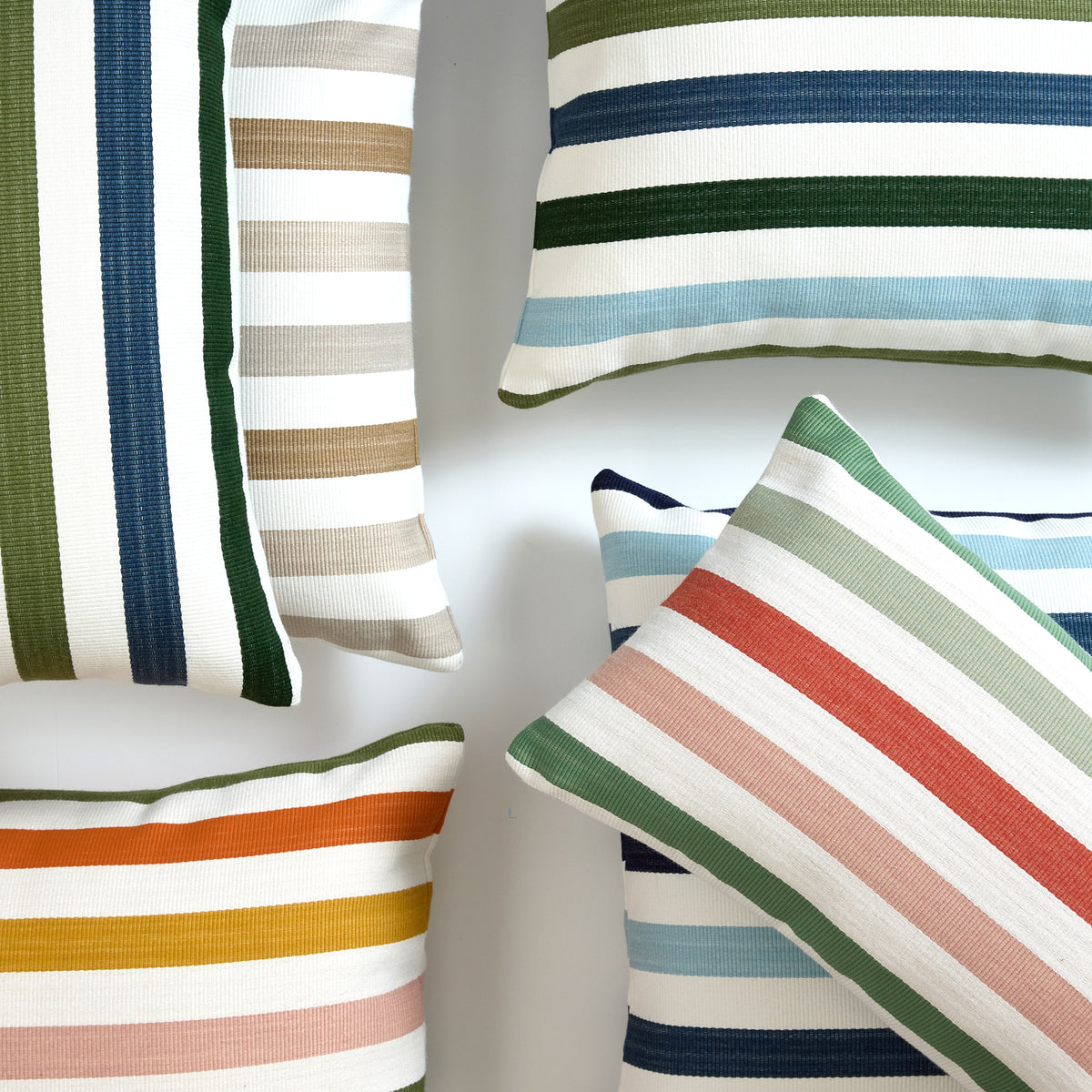 Patio Stripe Sunbrella® Pillow