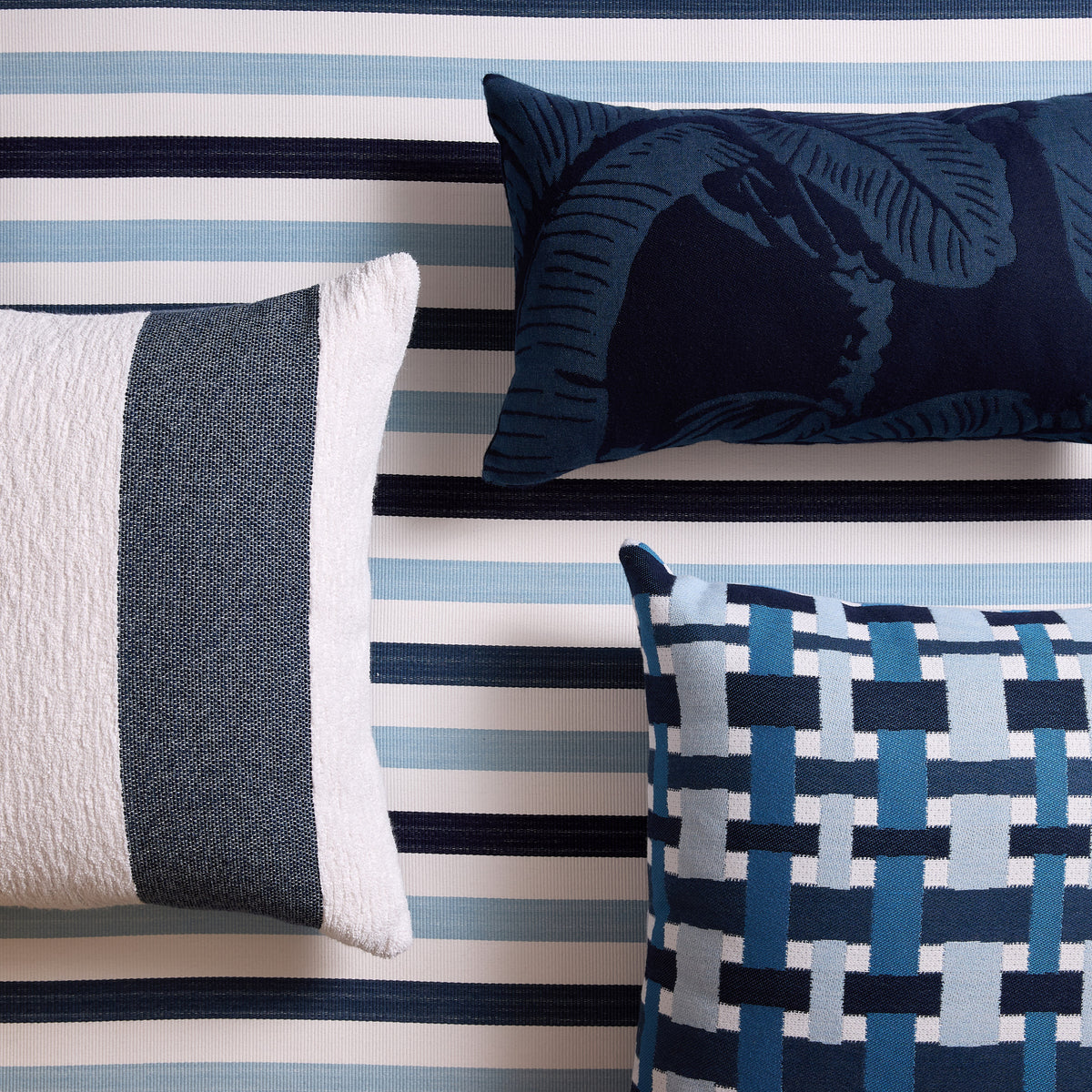 Patio Stripe Indoor/Outdoor Fabric by Sunbrella®