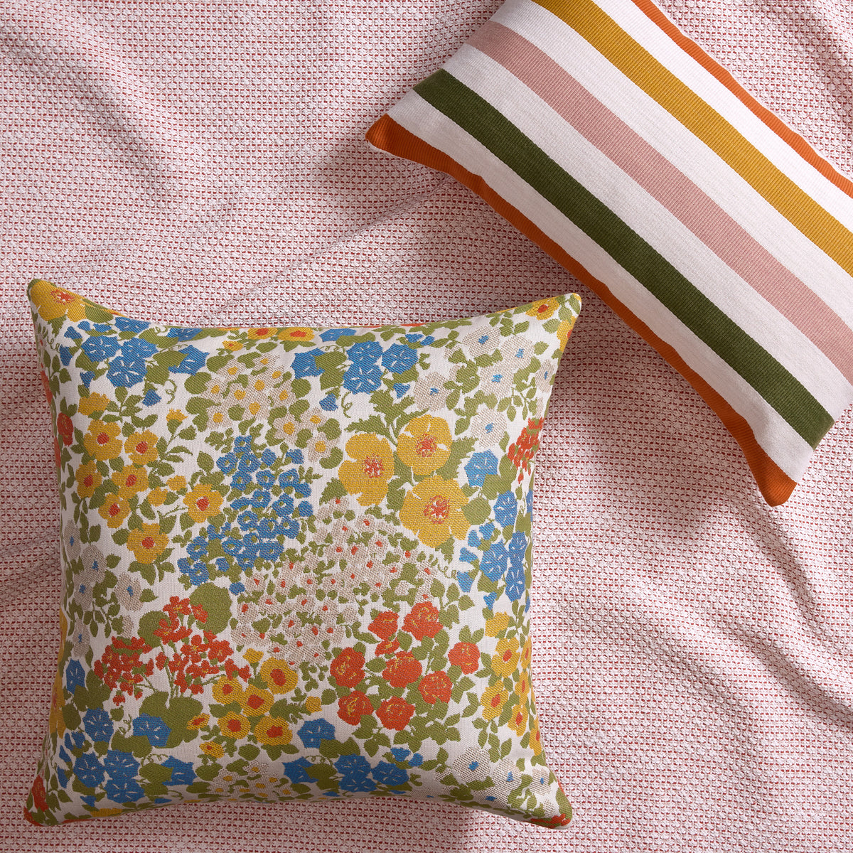 Million Flowers Sunbrella® Pillow