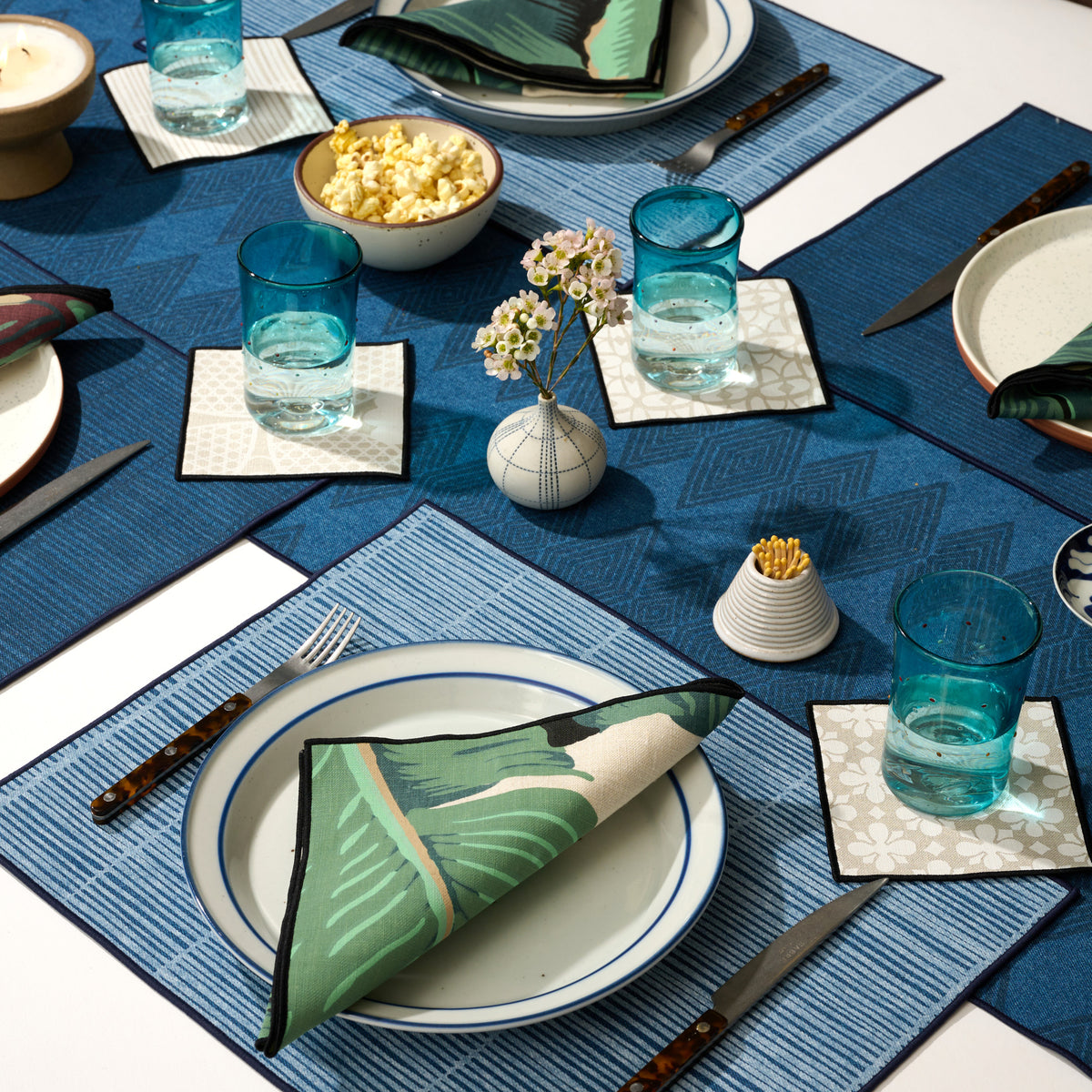 Martinique® Linen Napkin Set - Green