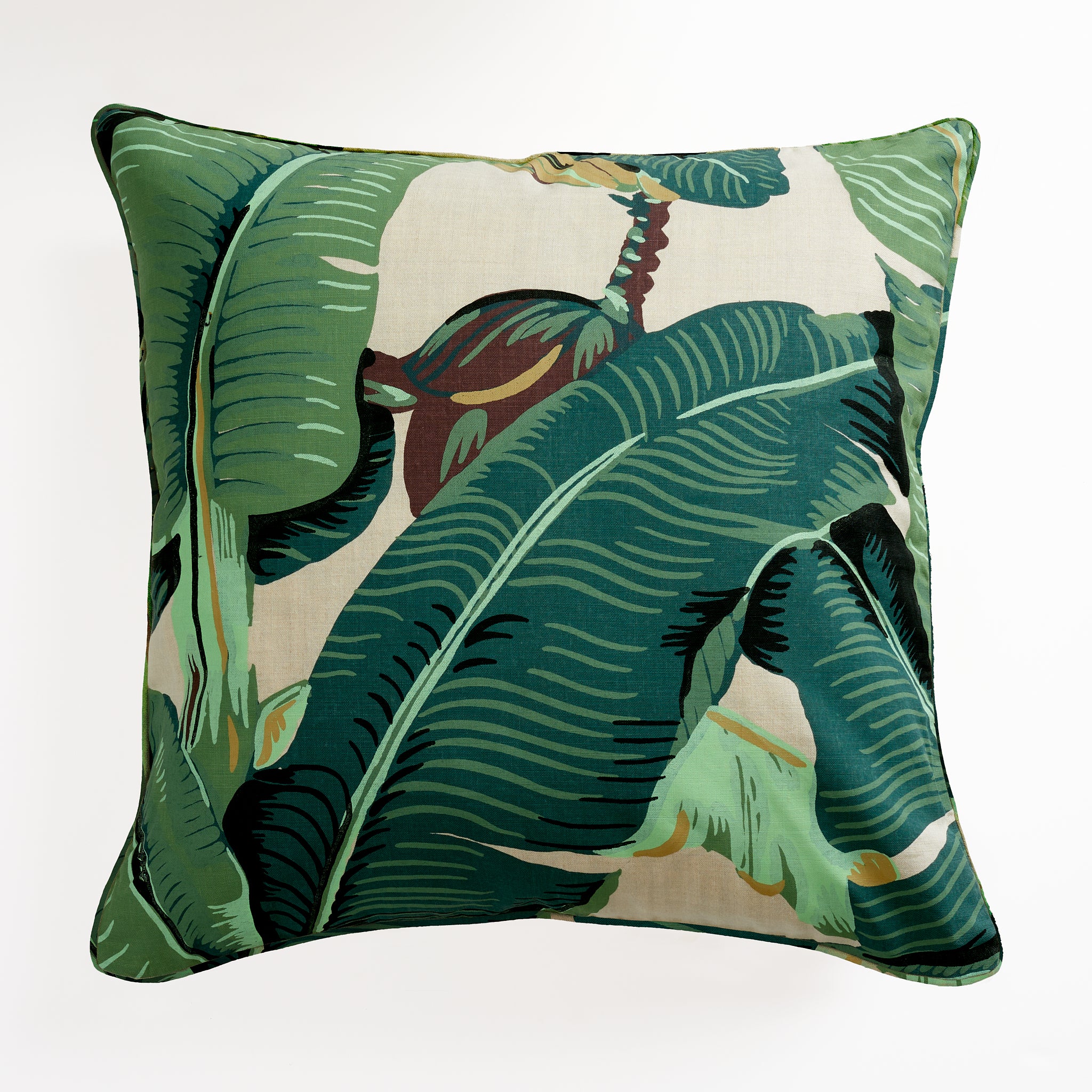 Martinique Belgian Linen Pillow CW Stockwell