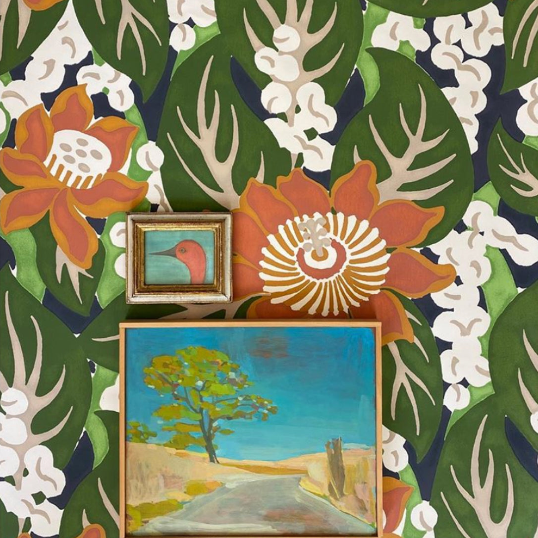 Flowerette Wallpaper - CW Stockwell